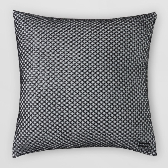 X2 Ash & Dans Addy Decorative Pillow in Black/Grey Size 16′ x 16” NWT $330 - Picture 8 of 8
